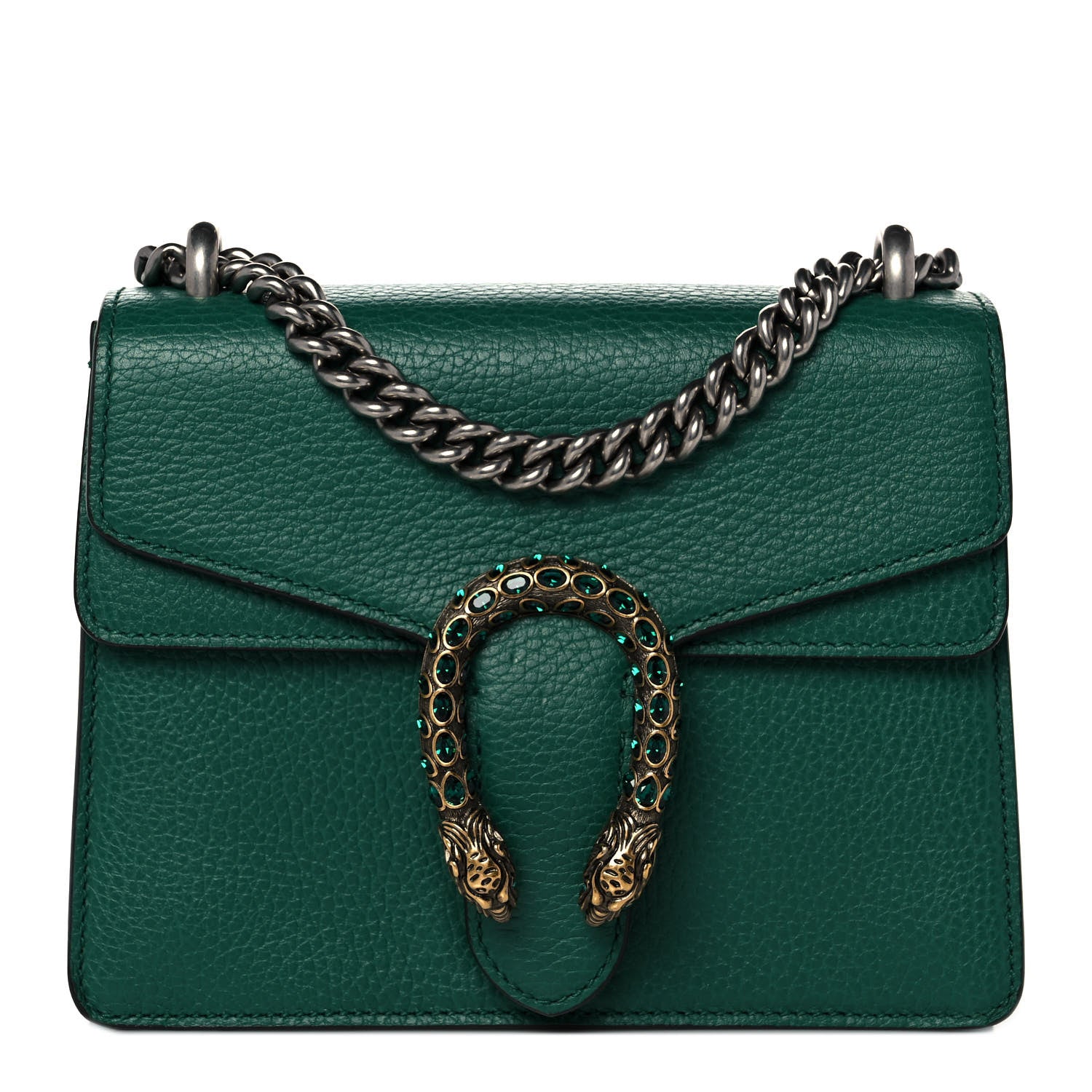Gucci Calfskin Mini Dionysus Shoulder Bag Emerald 1 of 9