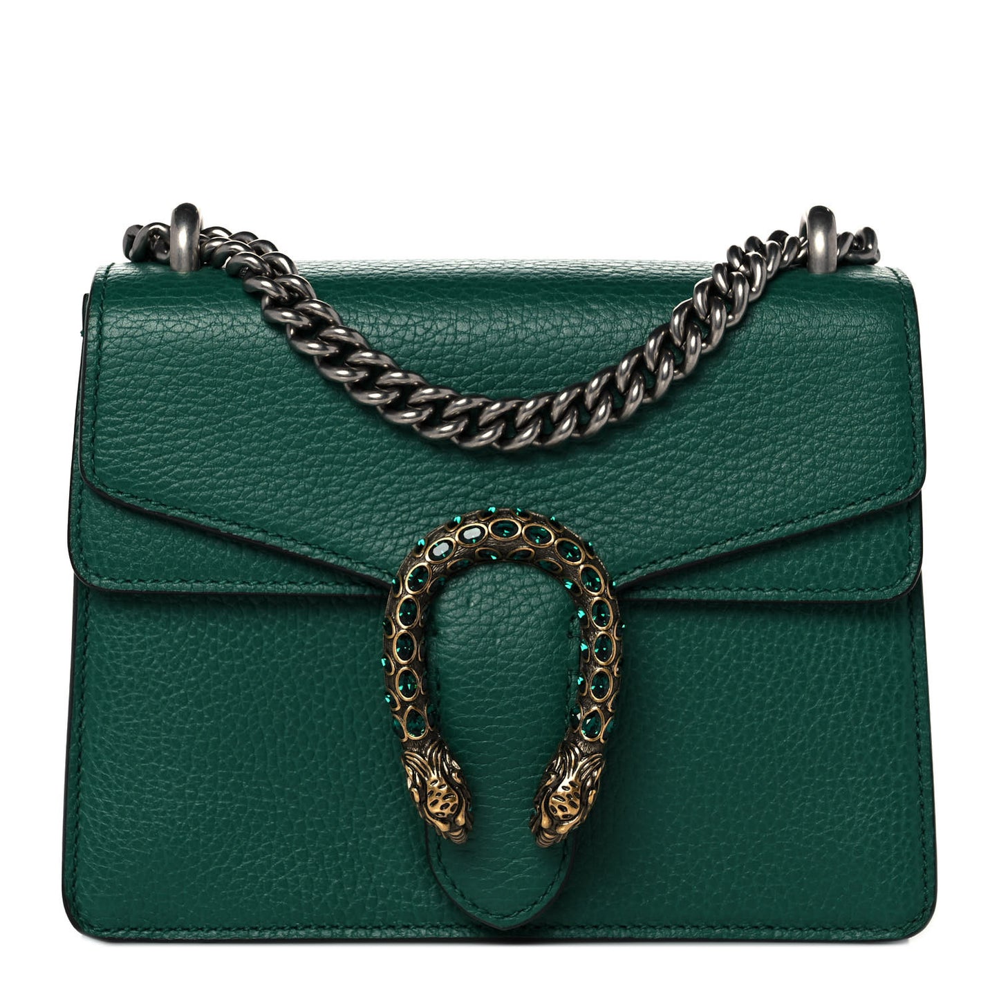 Calfskin Mini Dionysus Shoulder Bag Emerald