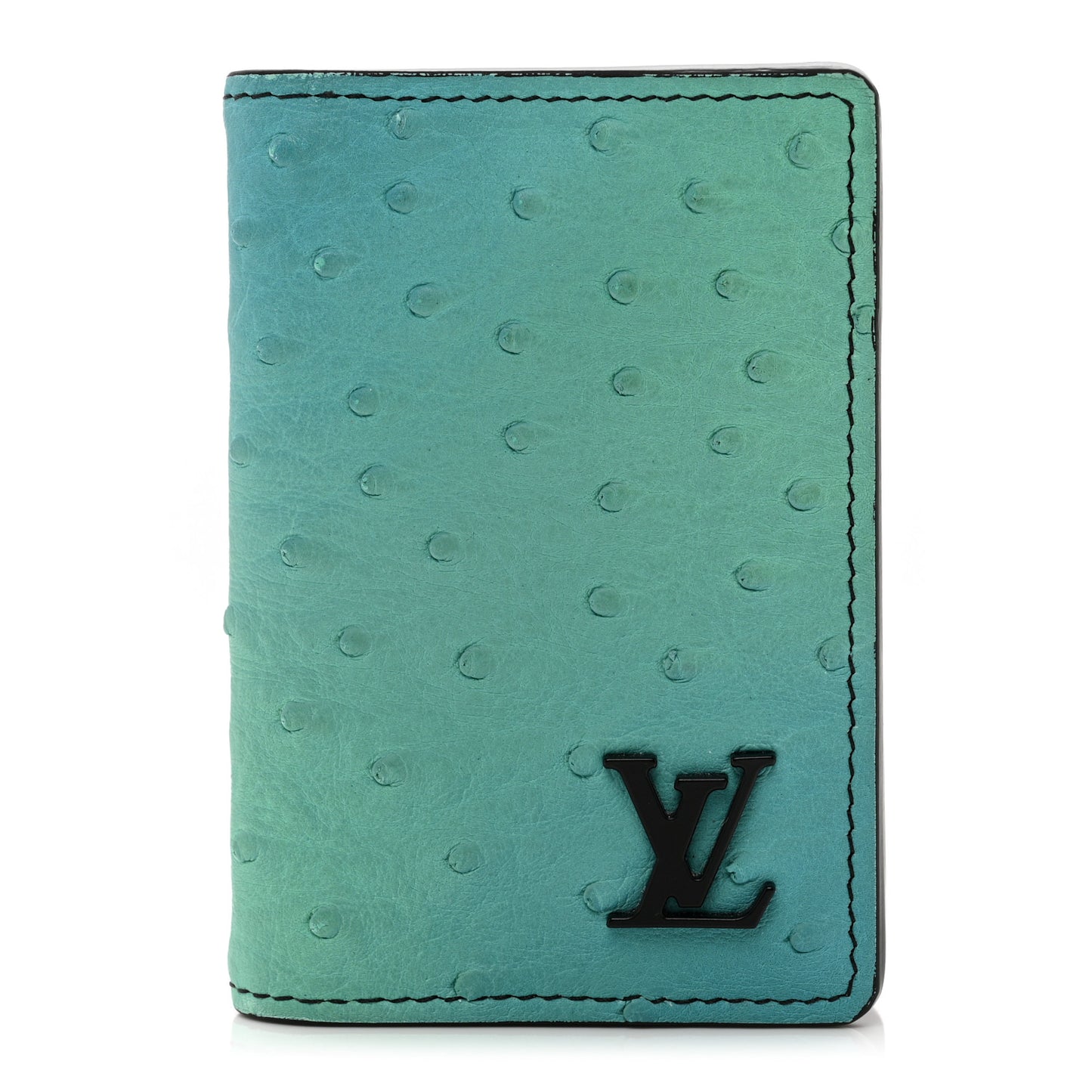 Ostrich Pocket Organizer Tropical Bleu