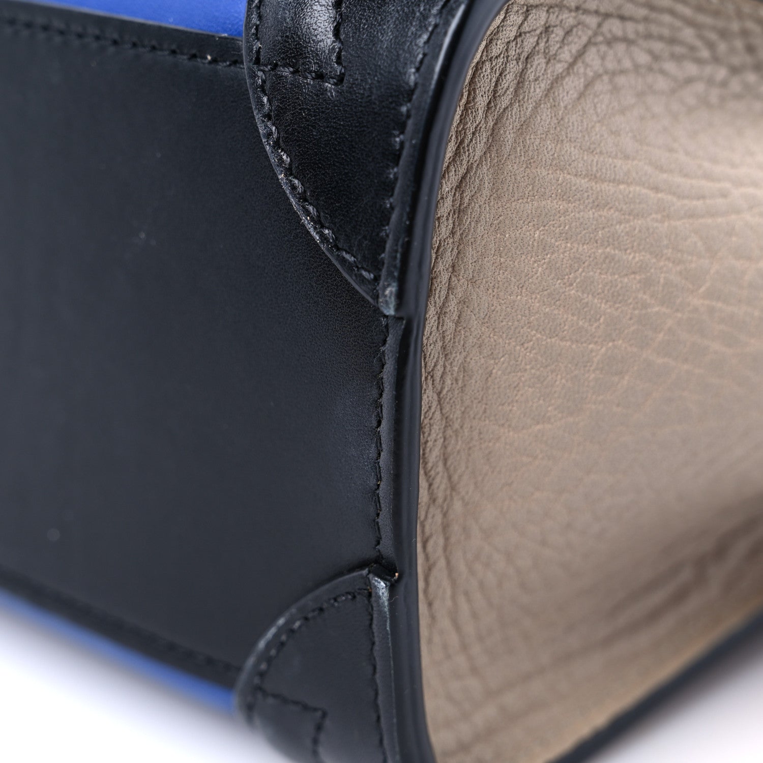 Celine Smooth Calfskin Bullhide Nano Tri-Color Luggage Indigo 16 of 24