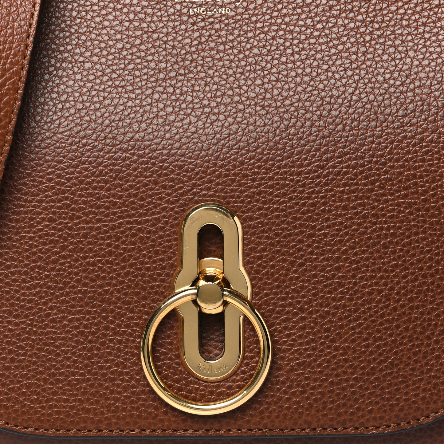 Small Classic Grain Small Amberley Satchel Oak