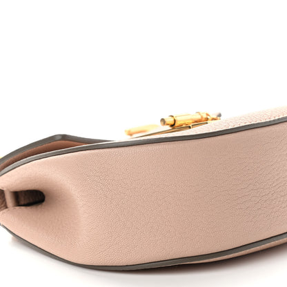 Chloe Grained Lambskin Mini Drew Shoulder Bag Cement Pink 9 of 11