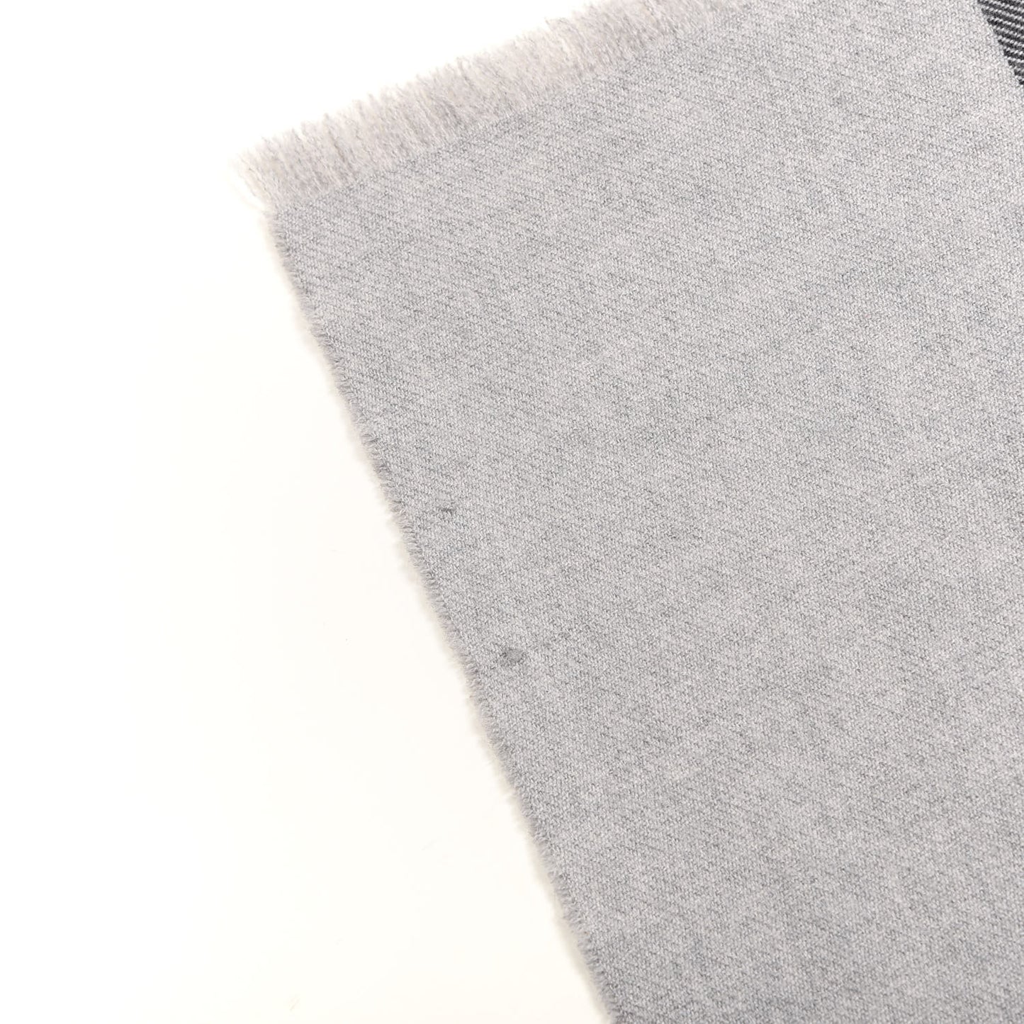 Wool GG Monogram Newov Scarf Lead Light Grey