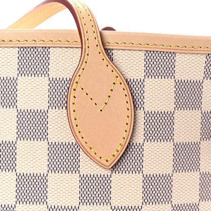 Louis Vuitton Damier Azur Neo Neverfull MM Rose Ballerine 10 of 12