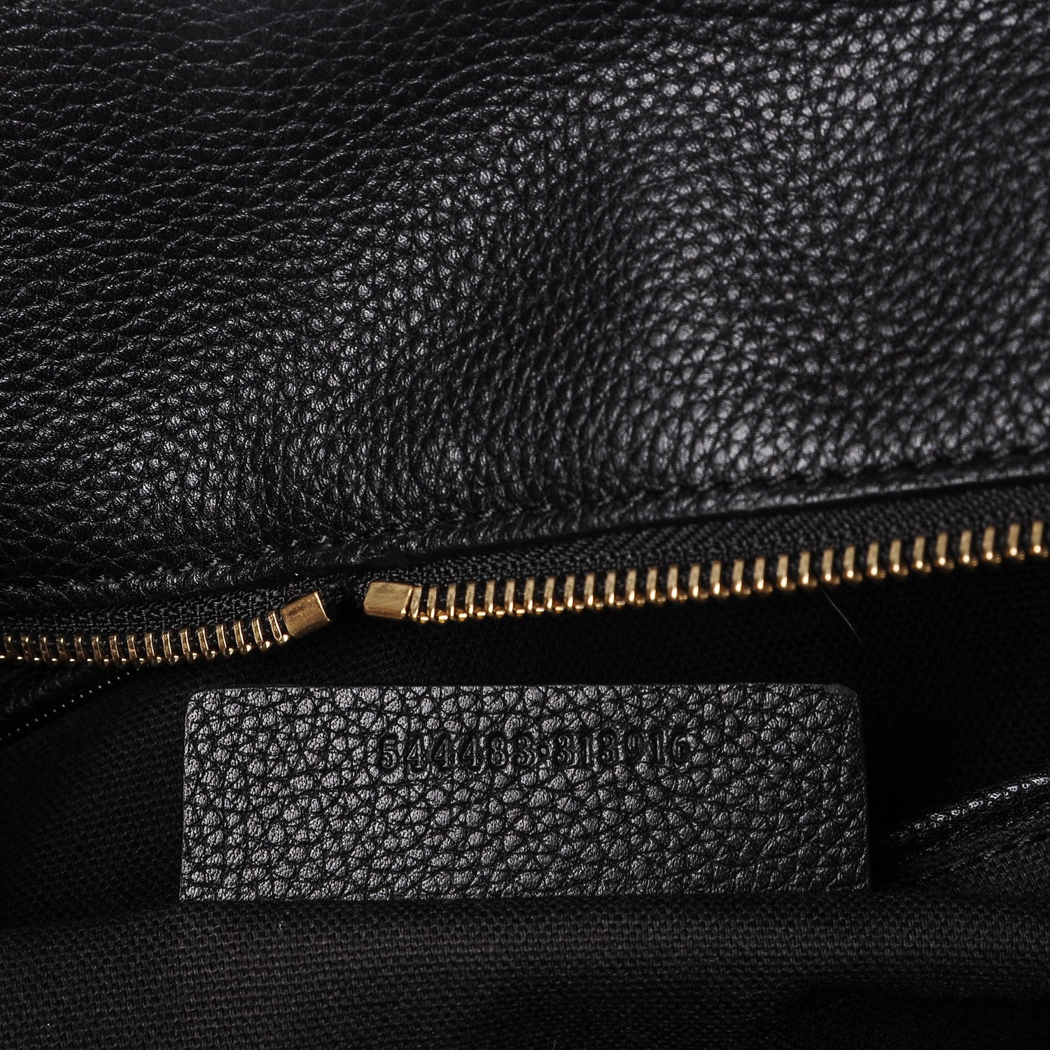 Alexander McQueen Pebbled Calfskin Large Skull Padlock Zip Around Tote Black 7 of 7