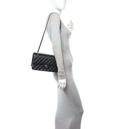 Chanel Caviar Quilted Medium Double Flap Black 2 of 11