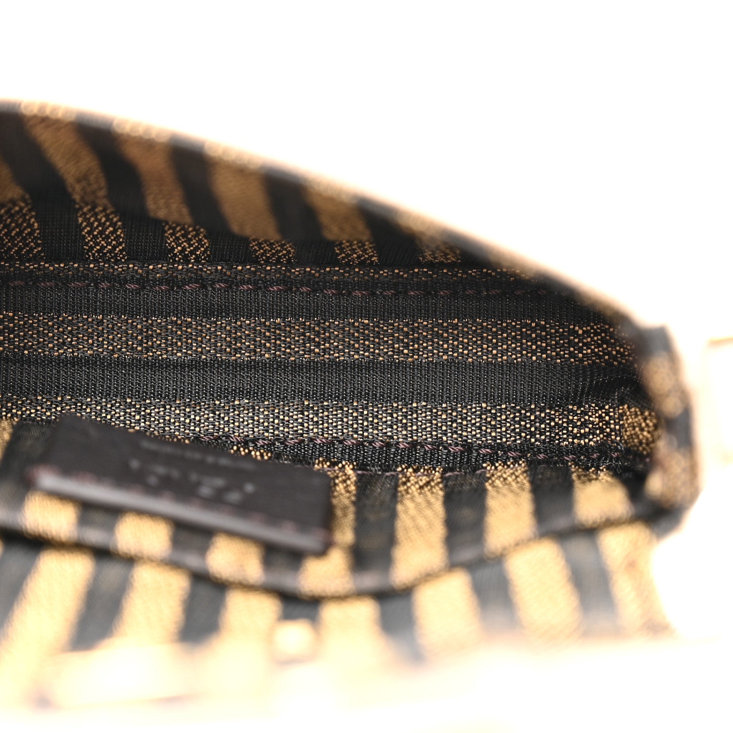Fendi Canvas Vitello King FF Embroidered Nano Maxi Buckle Baguette Charm Nuvola 5 of 11