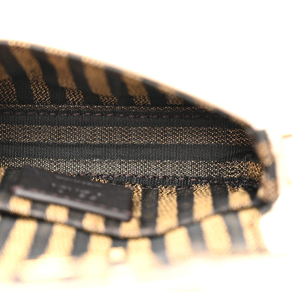 Fendi Canvas Vitello King FF Embroidered Nano Maxi Buckle Baguette Charm Nuvola 5 of 11