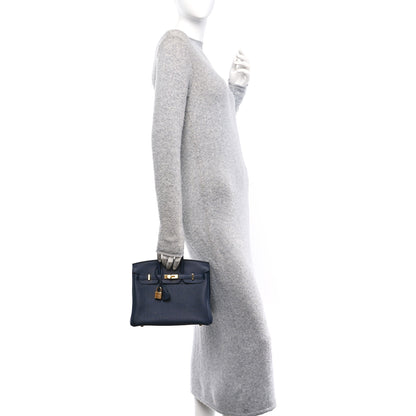 Hermes Togo Birkin 25 Bleu Nuit 2 of 11