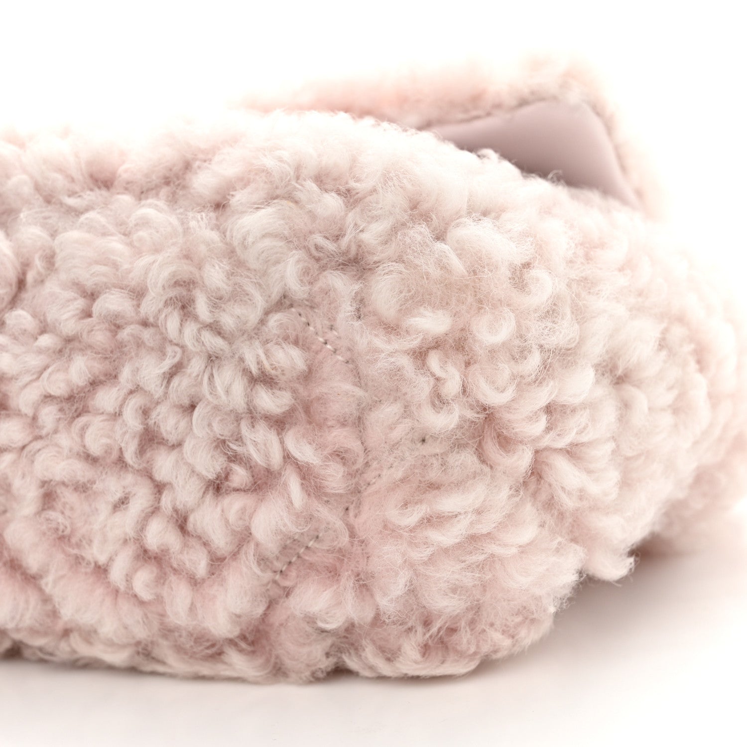 Chanel Shearling Sheepskin Medium Chanel 19 Flap Light Pink 10 of 10