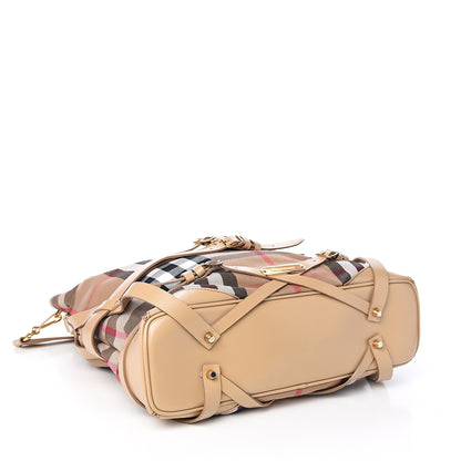 Burberry House Check Bridle Calfskin Medium Gosford Hobo 3 of 10