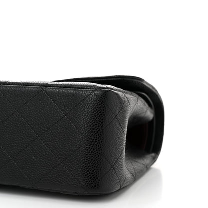 Chanel Caviar Quilted Jumbo Double Flap Black 10 of 11
