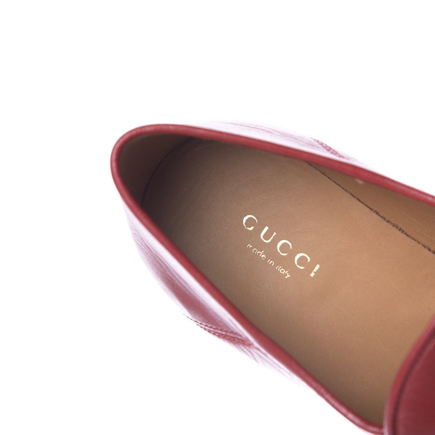 Malaga Kid Horsebit Loafer Pumps 39.5 Hibiscus Red