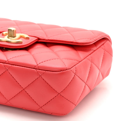 Chanel Lambskin Quilted Casino Chips Mini Square Flap Red 10 of 11
