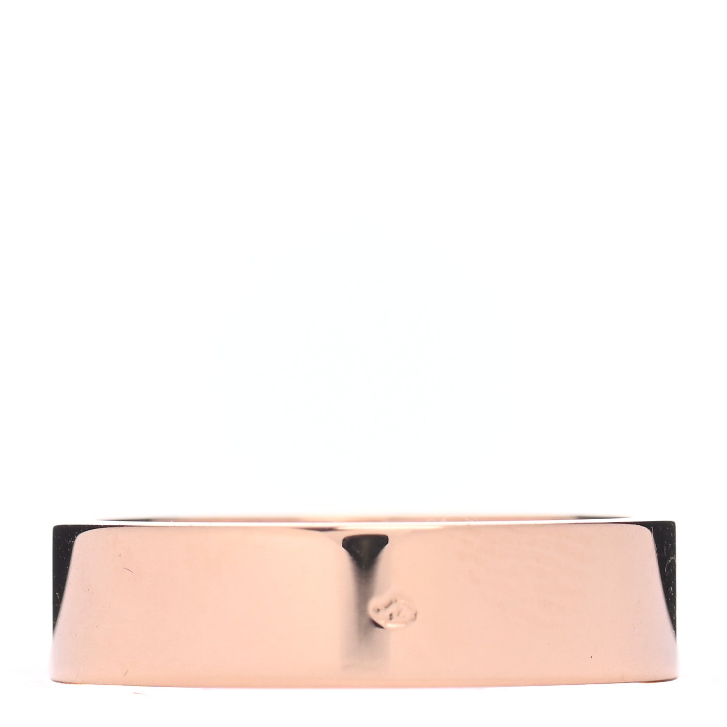Hermes 18K Rose Gold Diamond PM Kelly Ring 53 6.25 3 of 5