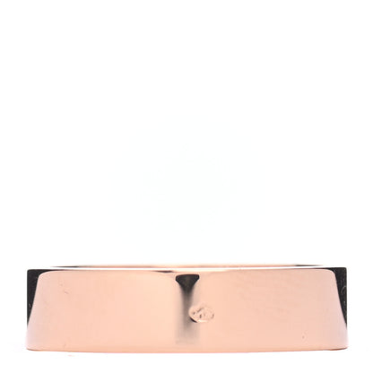 Hermes 18K Rose Gold Diamond PM Kelly Ring 53 6.25 3 of 5