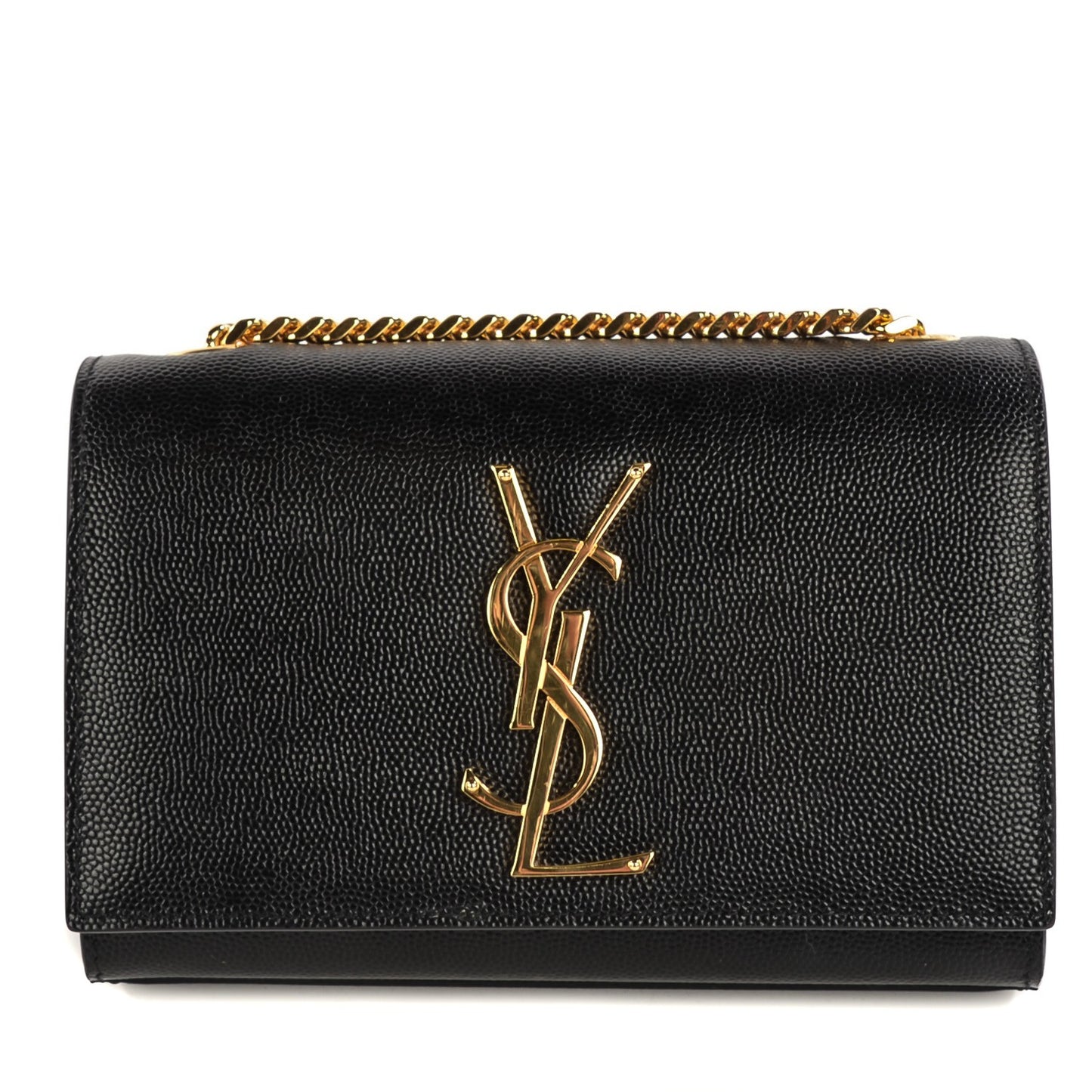 Grain De Poudre Small Classic Monogram Satchel Black