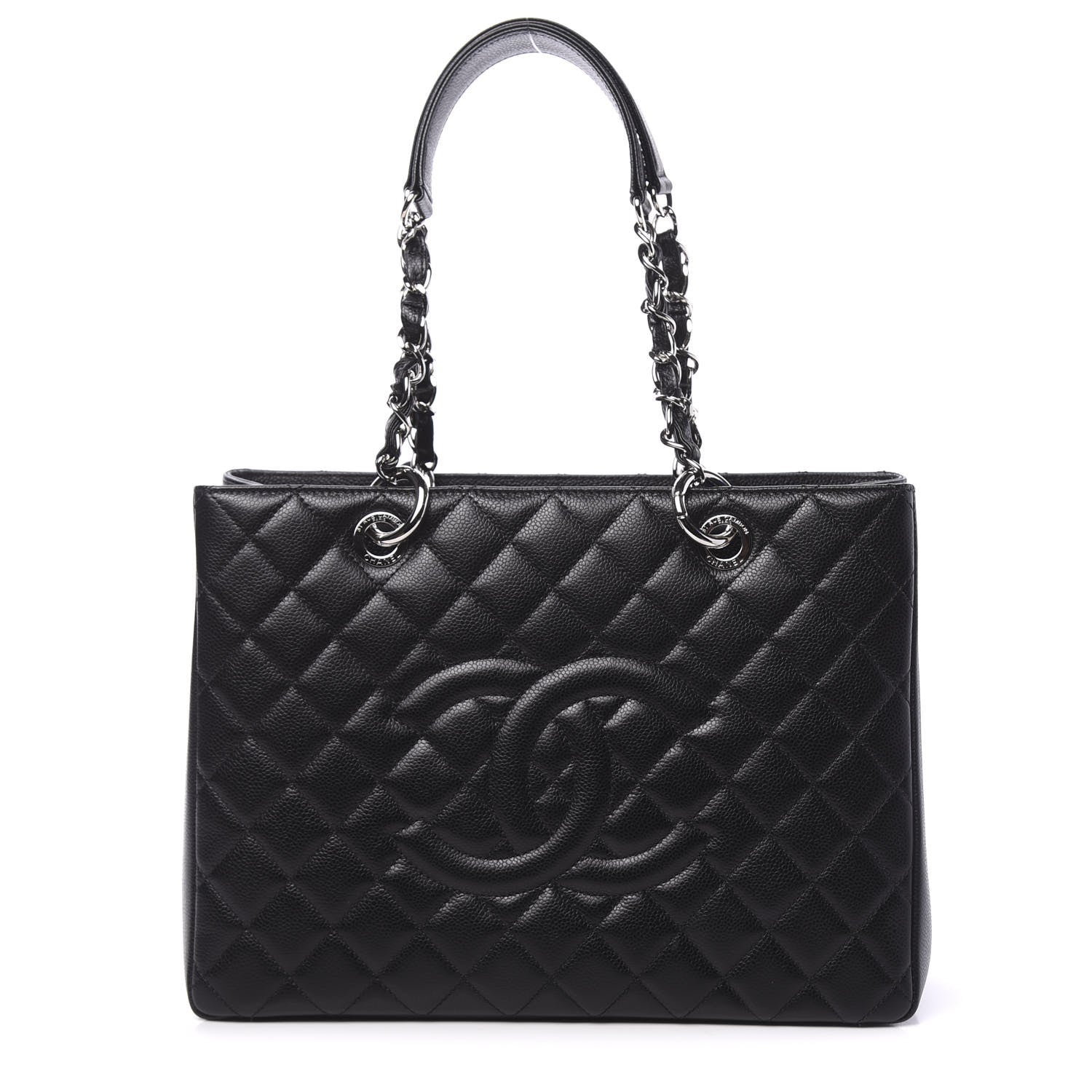 Chanel Caviar Quilted Grand Shopping Tote GST Black 1 of 11