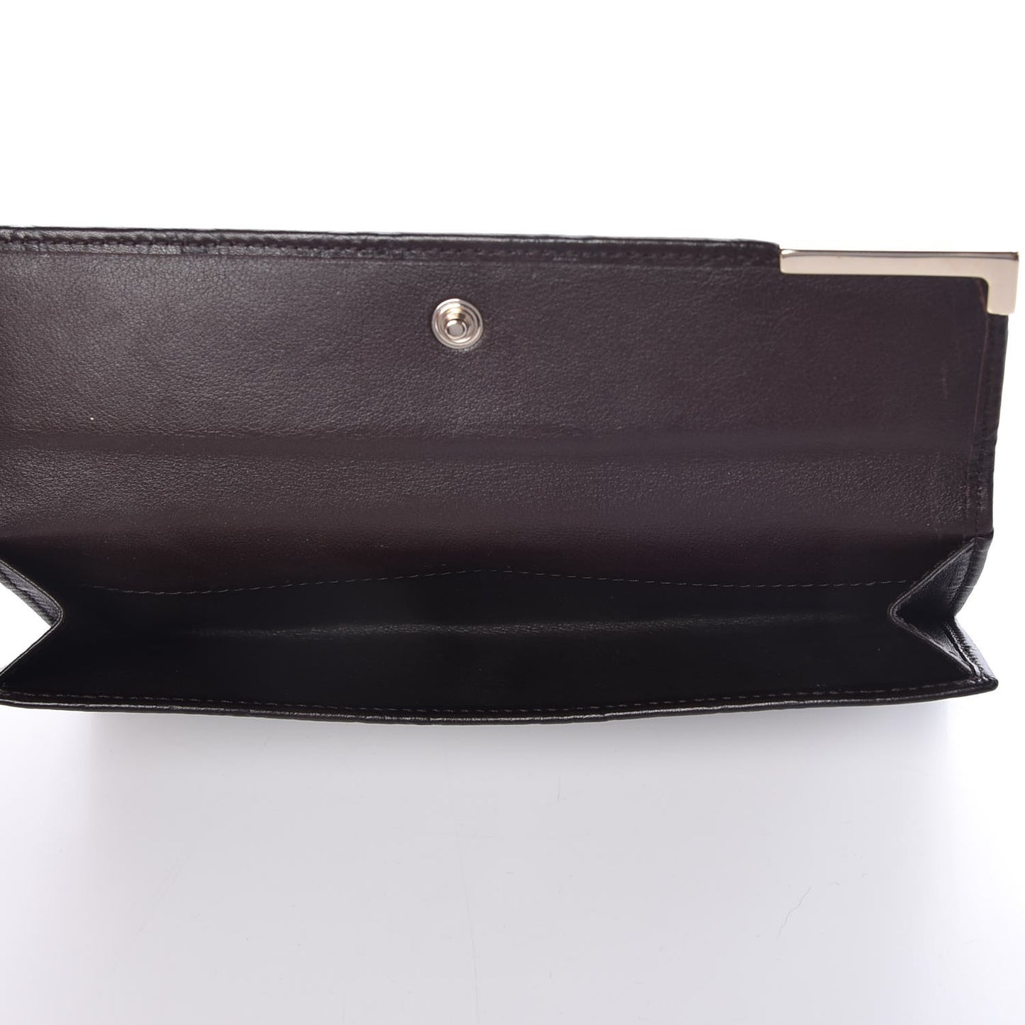 Guccissima Signature Dice Continental Wallet Chocolate