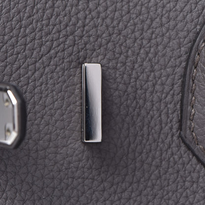 Hermes Togo Birkin 25 Etain 15 of 30