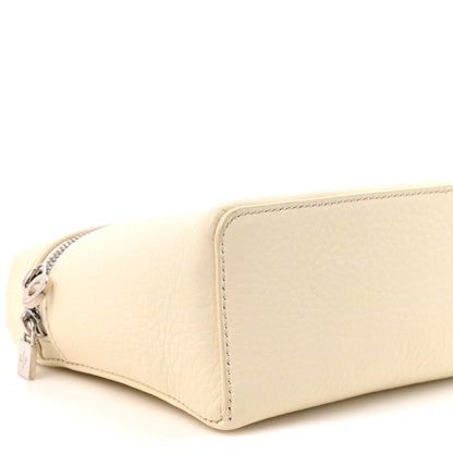 Loro Piana Grained Calfskin L19 Extra Pocket Pouch Whisper White 8 of 8