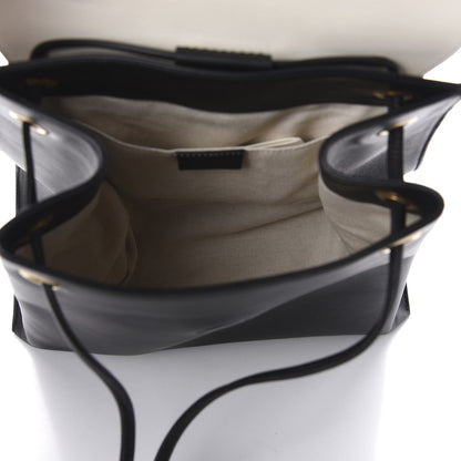 Gucci Calfskin Malin Backpack White Black Gold 4 of 8