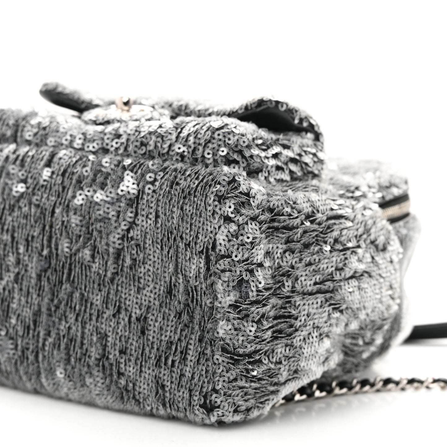 Sequin Waterfall Backpack Grey