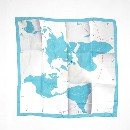 Hermes Silk Le Monde Est Une Fleuve Scarf 90 2 of 10