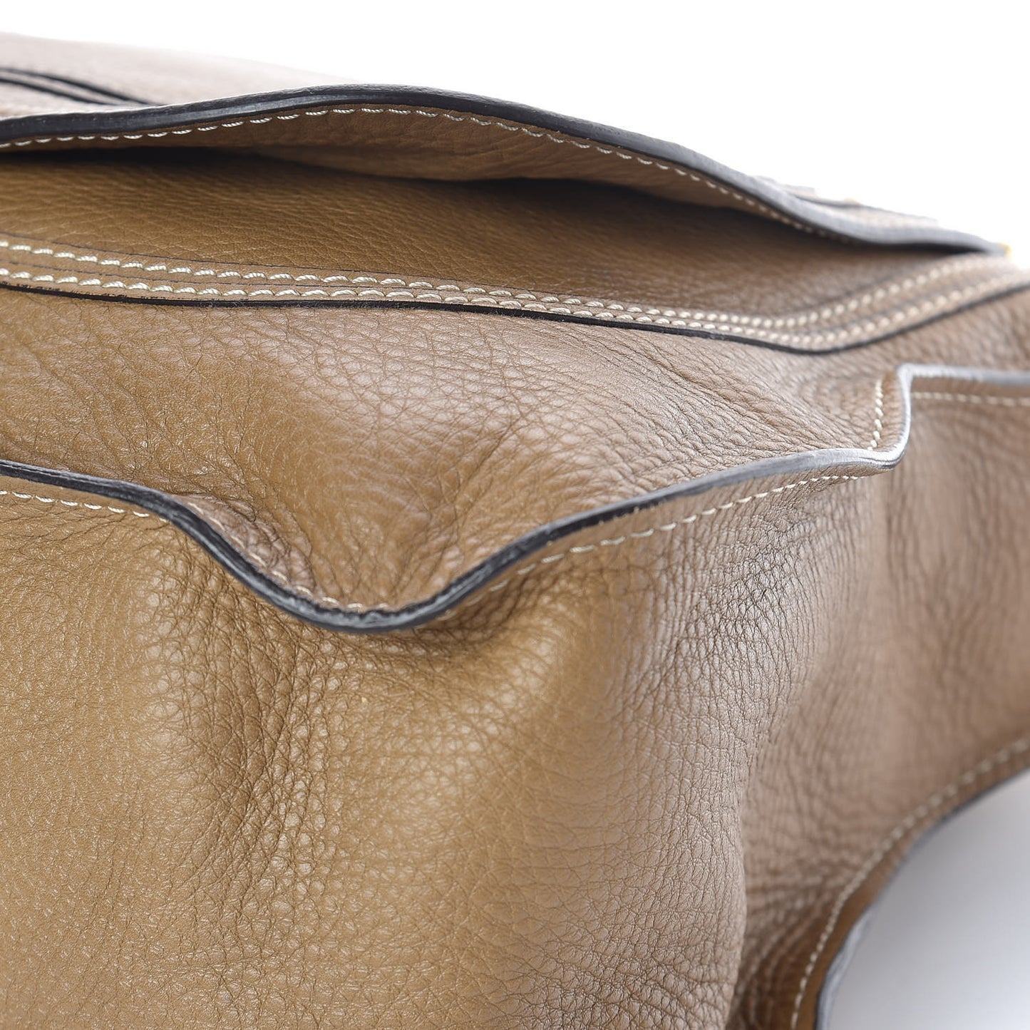 Calfskin Large Marcie Satchel Nut