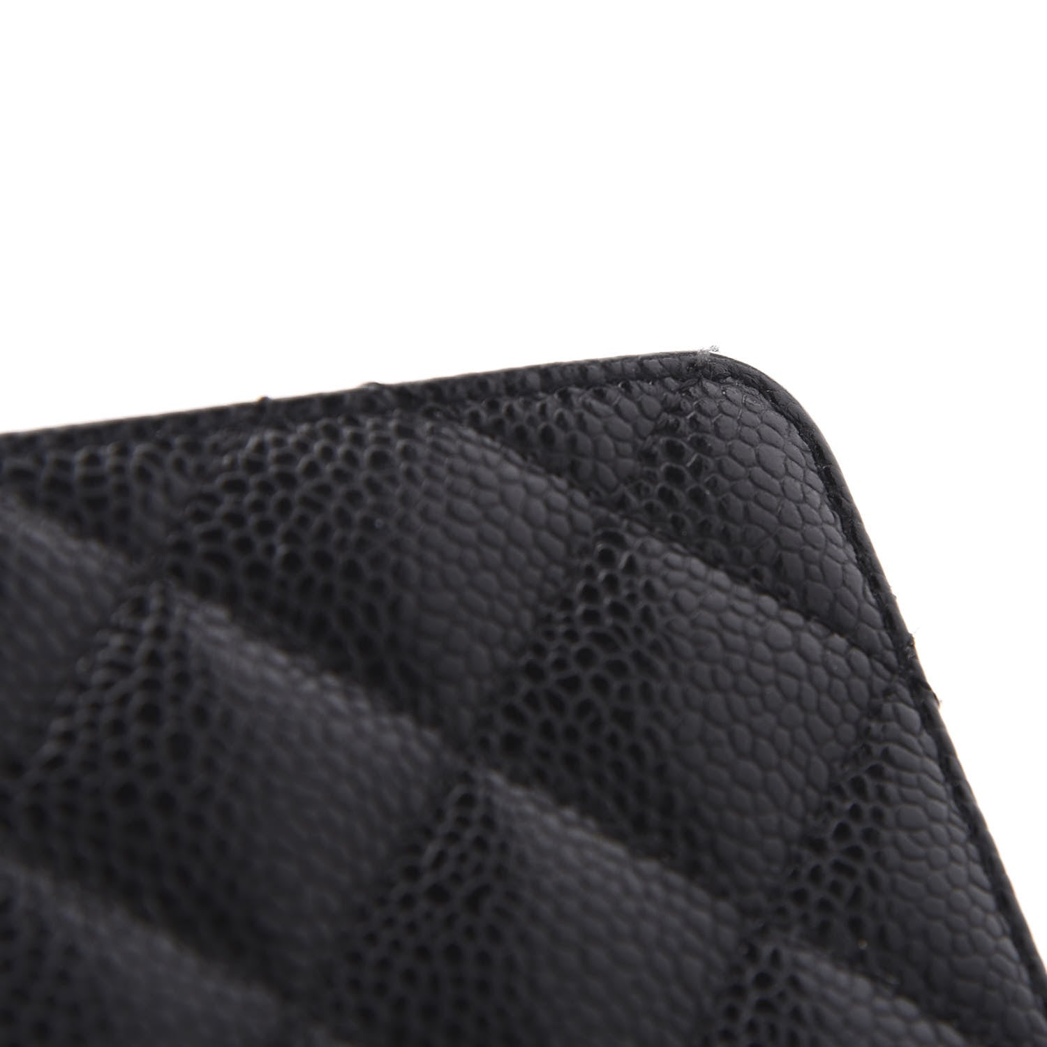 Chanel Caviar Quilted Yen Wallet Black 13 of 14