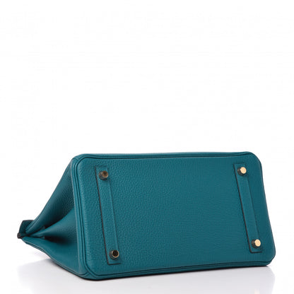 Hermes Togo Birkin 30 Cobalt 4 of 11