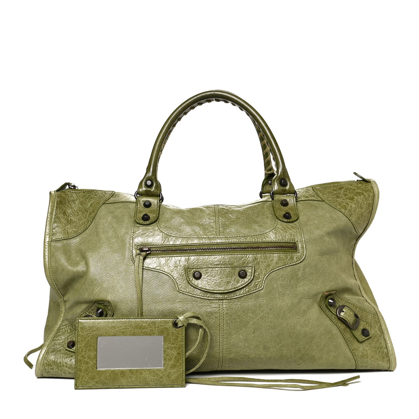 Agneau Perforated Classic Hardware Work Light Olive