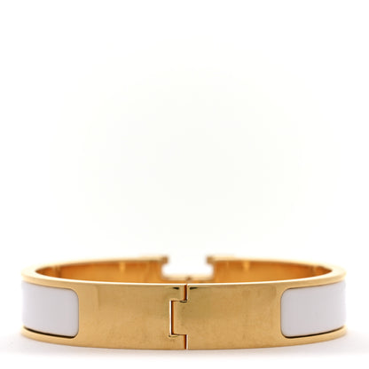 Hermes Enamel Narrow Clic Clac H Bracelet PM White 3 of 6