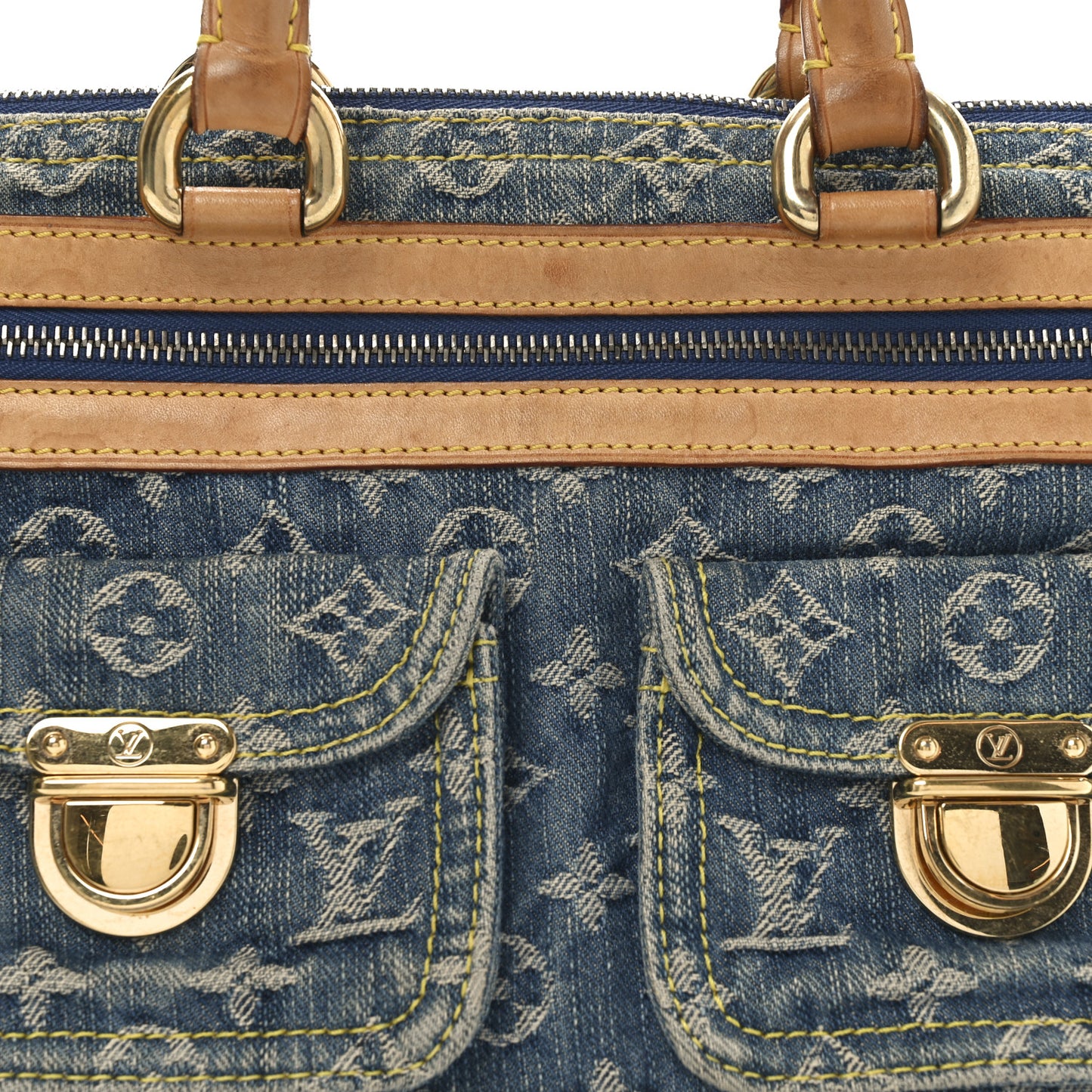 Monogram Denim Neo Speedy Blue