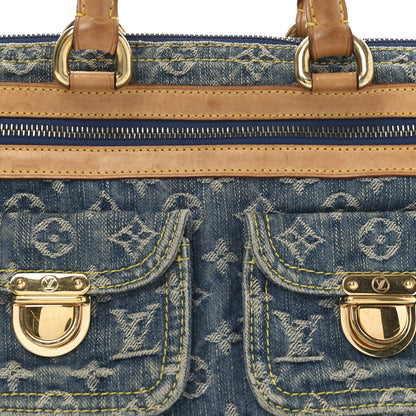 Louis Vuitton Monogram Denim Neo Speedy Blue 7 of 9