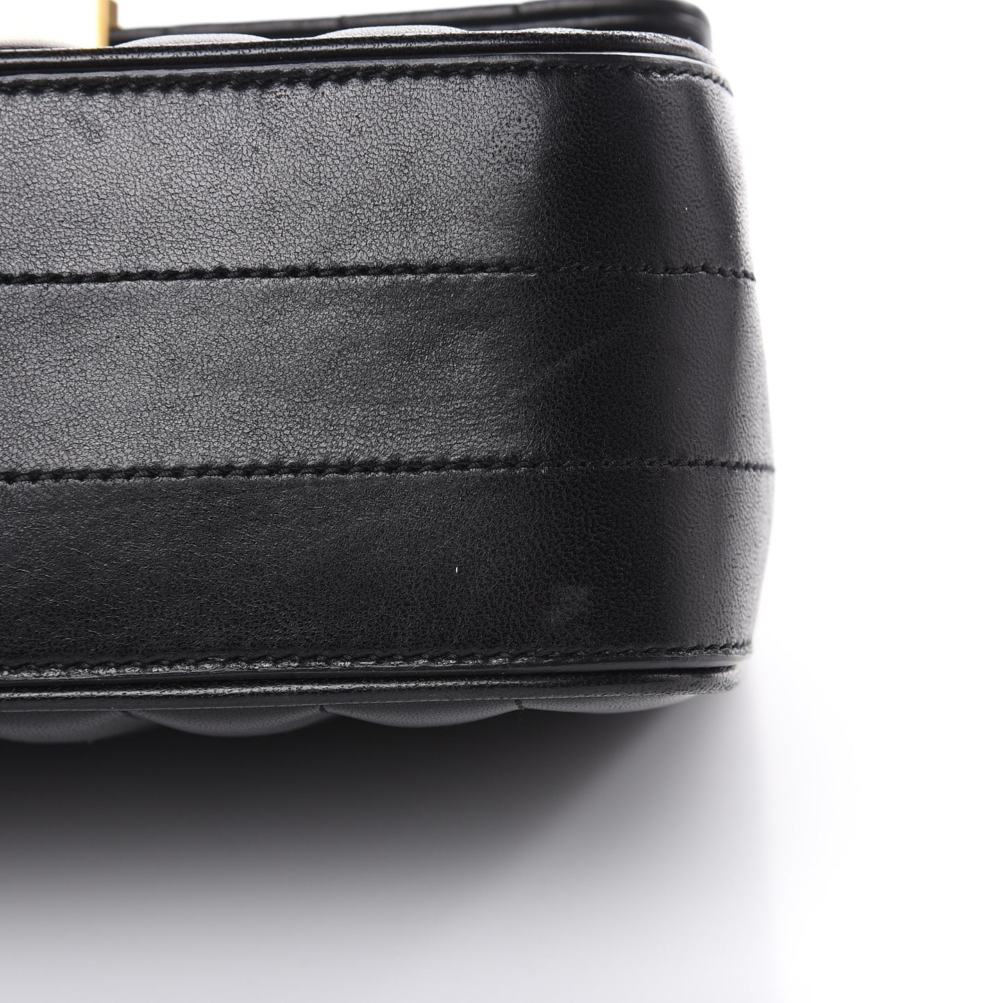 Lambskin Matelasse Monogram Medium Vicky Chain Bag Black