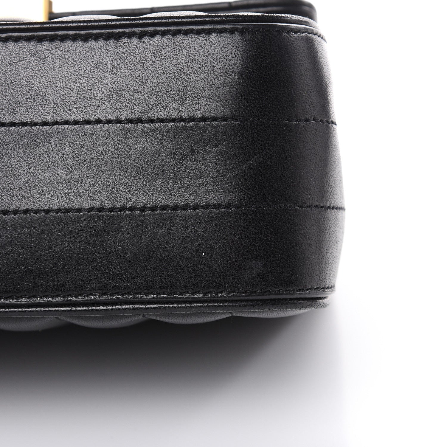 Saint Laurent Lambskin Matelasse Monogram Medium Vicky Chain Bag Black 10 of 14