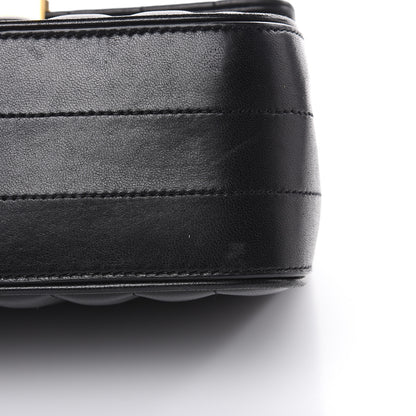 Saint Laurent Lambskin Matelasse Monogram Medium Vicky Chain Bag Black 10 of 14