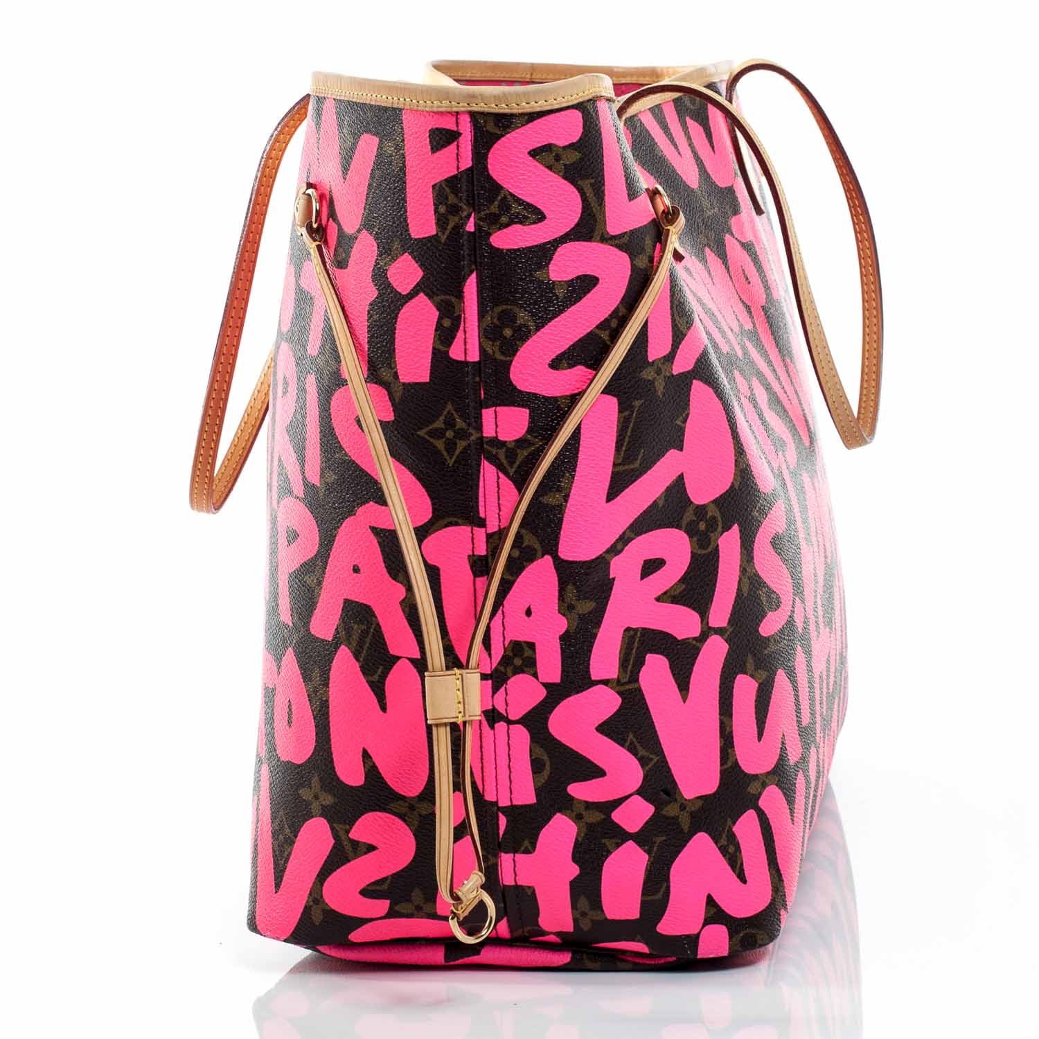 Louis Vuitton Monogram Graffiti Neverfull GM Fuchsia 4 of 10