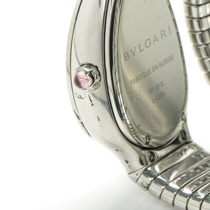 Bulgari Stainless Steel 35mm Serpenti Tubogas Double Spiral Quartz Watch 5 of 5