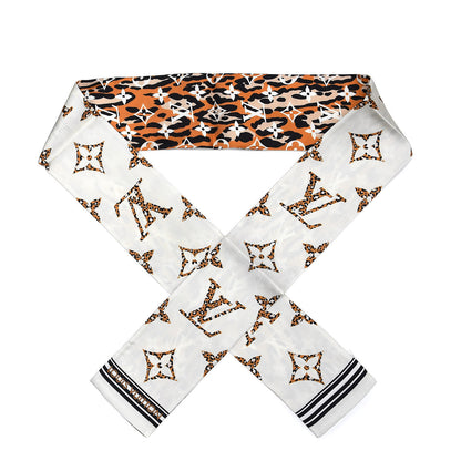 Louis Vuitton Silk Monogram Giant Jungle Bandeau Ivory 1 of 6