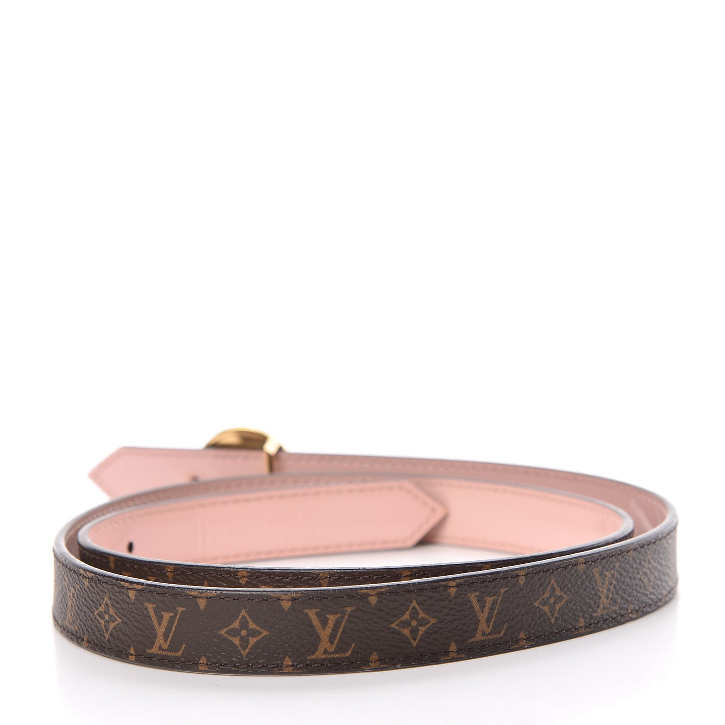 Monogram 20mm LV Circle Reversible Belt 85 34