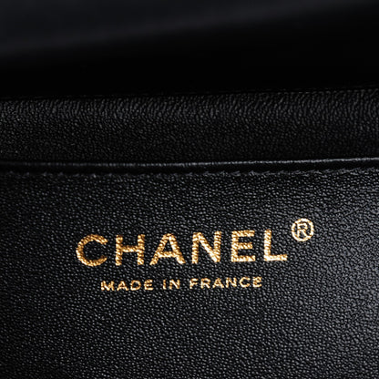 Chanel Velvet Quilted Mini Rectangular Flap Black 7 of 8