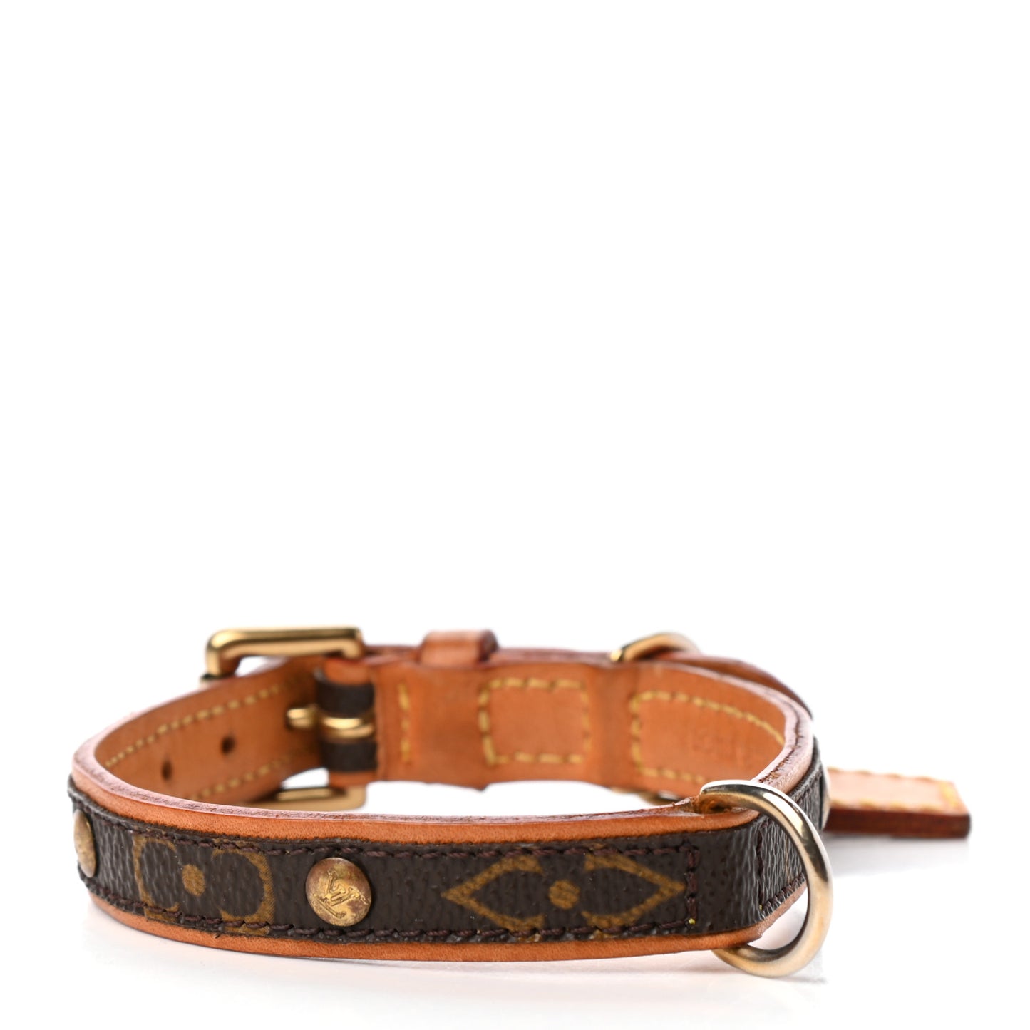 Monogram Baxter Dog Collar PM