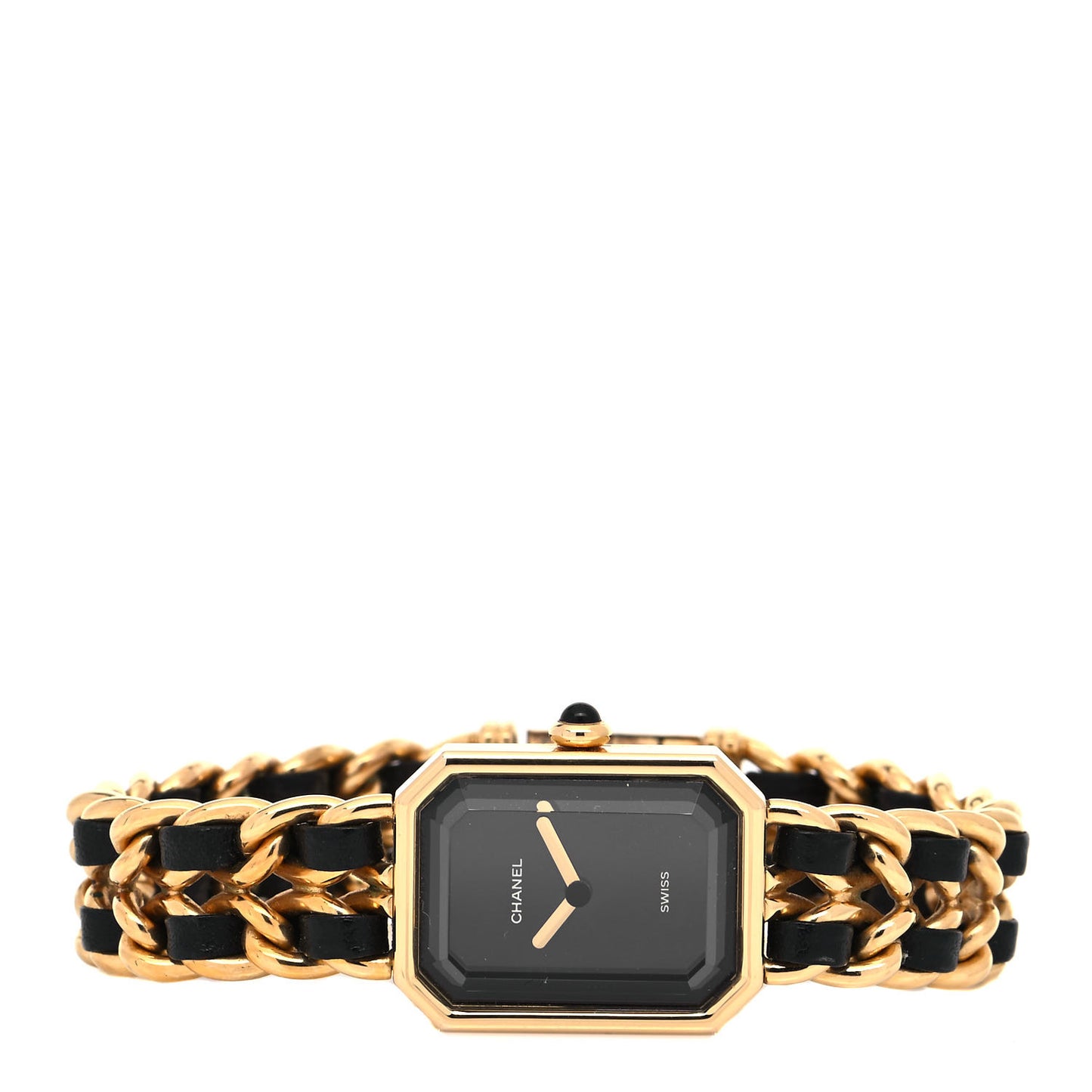Stainless Steel Lambskin 20mm Chain Premiere Quartz Watch Gold L