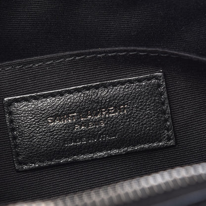 Saint Laurent Calfskin Matelasse Monogram Lou Camera Bag Black 6 of 10
