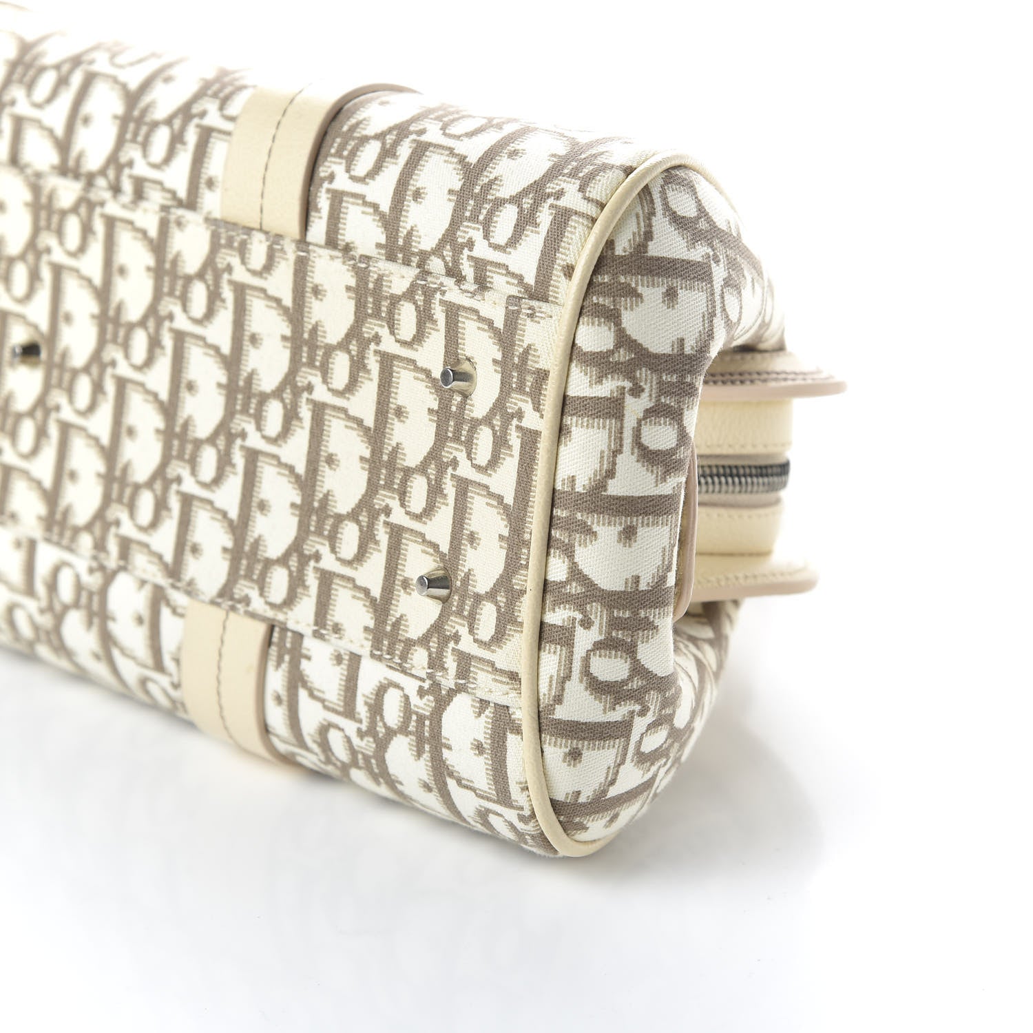 Christian Dior Monogram Vintage Flowers Bowler Beige 7 of 10