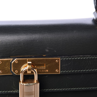 Hermes Box Kelly Sellier 28 Vert Fonce 45 of 49
