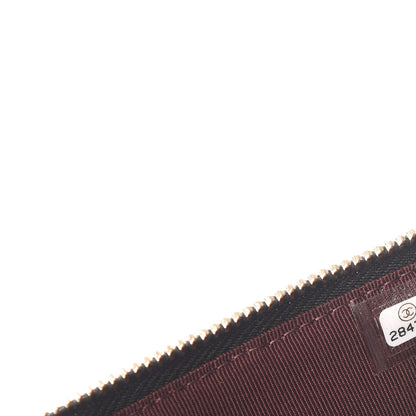 Chanel Caviar Quilted Classic Flat Wallet Pouch Black 8 of 10
