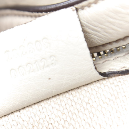 Gucci Pebbled Calfskin Large Soho Shoulder Bag Off White 7 of 15